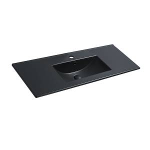 Раковина Vincea VBS-13120MB антрацит матовый 121.3x46.6
