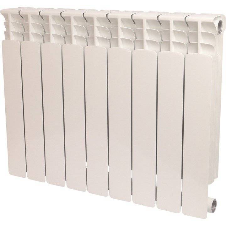 Биметаллический секционный радиатор отопления Stout Space 500 / 9 секций