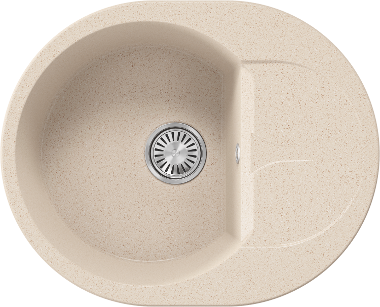 Кухонная мойка Polygran Atol ATOL-620 854819 Кремовый 50x62