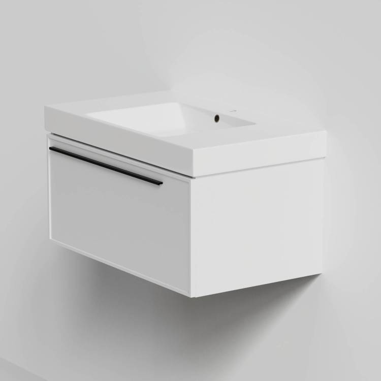 Тумба под раковину La Fenice Elba Bianco 80 белый матовый