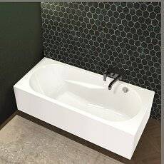 Акриловая ванна Riho Bathtubs B082005005 Lazy 180x80 правый - plug & play