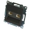 Розетка компьютерная 2-местная Stekker GLS00-7109-06 50008 фото 3