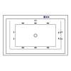 Акриловая ванна Excellent Crown Lux 190x120 "SMART" (бронза) фото 2