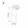 Трековый светодиодный светильник Arlight LGD-Twist-Track-4TR-R70-15W Day4000 025461(1) фото 2