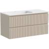 Тумба с раковиной Sancos Snob T SNT100LCE 100 см, L, Beige Soft