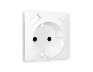 Лицевая панель для электрической розетки с заземлением со шторками 2USB A+C Ambrella Volt Alfa AP1300