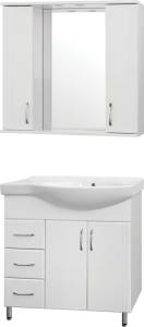 Мебель для ванной Style Line Эко Стандарт №25 82 белая, левая