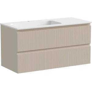 Тумба с раковиной Sancos Snob T SNT100LCE 100 см, L, Beige Soft