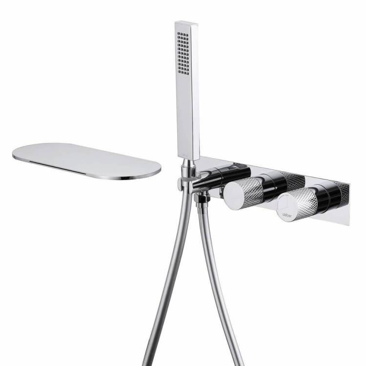 Смеситель для ванны Abber Rund AF8731 встраиваемый, хром