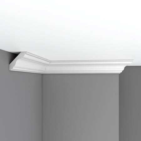 Плинтус потолочный гладкий DECOMASTER DP-337 240x6.2x6