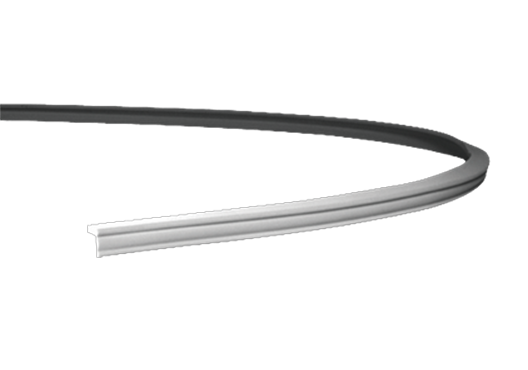 Карниз гибкий Европласт 1.50.258 200x2.5x2.7
