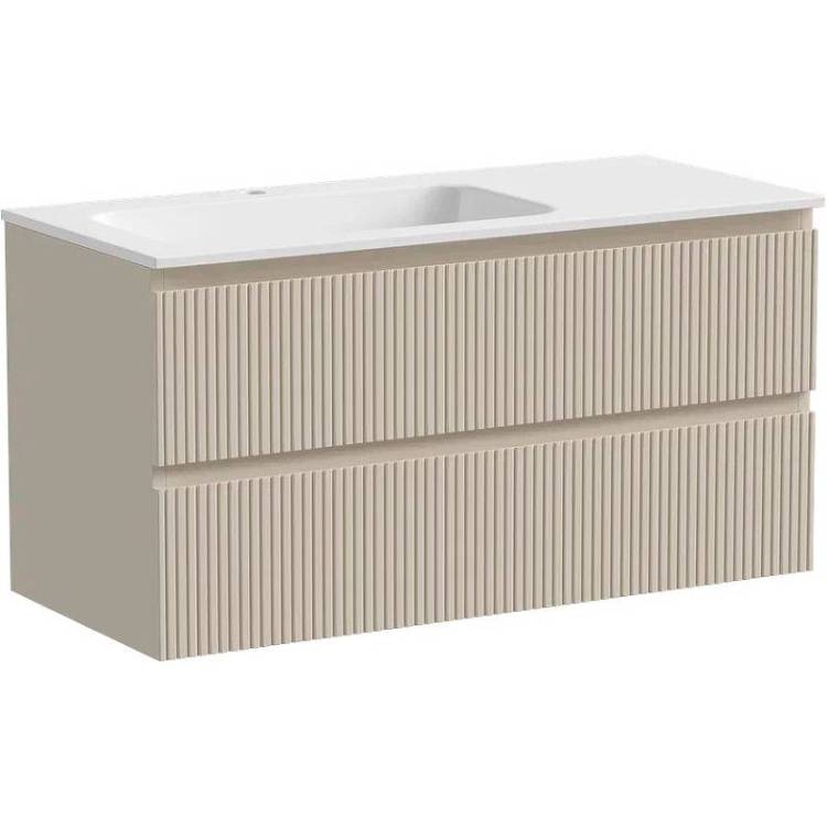Тумба с раковиной Sancos Snob T SNT100LCE 100 см, L, Beige Soft