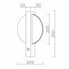 Настенный светильник LED4U L2230-300 BK фото 3