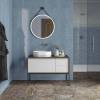 Мебельная раковина Kerama Marazzi Artbasin Sabbia 50 накладная, с донным клапаном, белая матовая фото 5