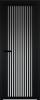 Межкомнатная дверь Profil Doors 3 AGP цвет профиля Черный, стекло безопасное 6 мм матовое 800x2000