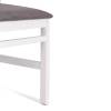 Стул Tetchair Crossman 21626 white/велюр темно-серый фото 10