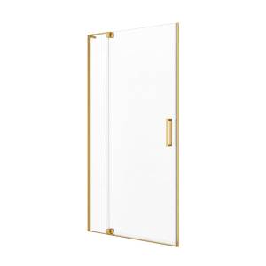 Душевая дверь Cezares Slider SLIDER-B-1-100/110-C-BORO профиль брашированное золото, стекло прозрачное, 100x195