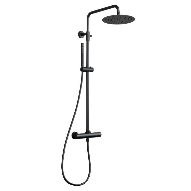Душевая стойка Splendy Relax P RP208XTR25C1BM черный матовый