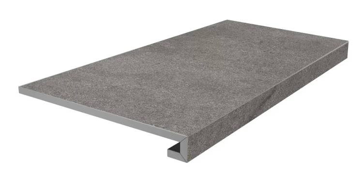 Ступень Kerama Marazzi Портленд KM8080G0051RGCF фронтальная клееная серый тёмный матовый обрезной 33x80