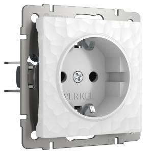 Розетка с заземлением и шторками Werkel Hammer W1271101