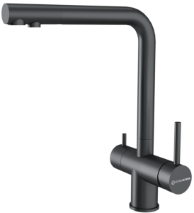 Смеситель для кухни Kuchenstern Fokus-FS 401GM40 вороненая сталь