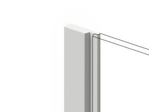 Финишный молдинг Hiwood LF124A NP 270x1.2x4.2