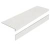 Ступень Staro L Porcelain Step Basaltina Bianco AS с подступенником 32x120