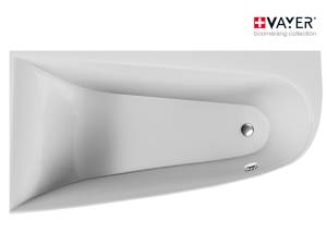 Акриловая ванна Vayer Boomerang L Гл000010190 без каркаса, 180x100