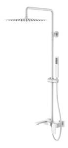 Стойка для душа Boheme Qubic 478-MW Matt White
