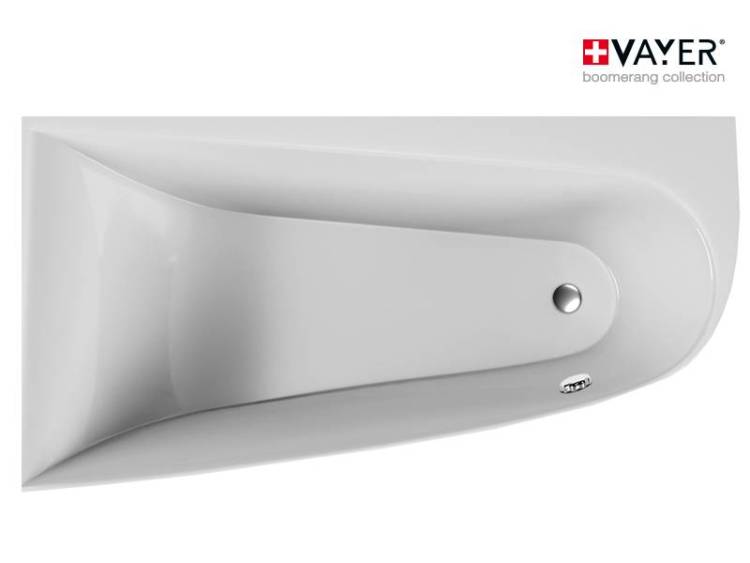 Акриловая ванна Vayer Boomerang L Гл000010190 без каркаса, 180x100