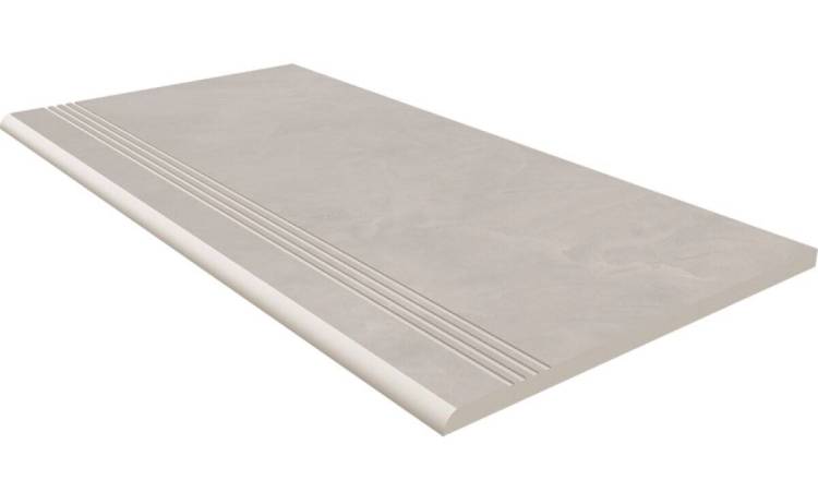 Ступень Estima Graffito 70551 Steptrade/GF01_NS/30x60x10 Light Grey неполированный с насечками 30x60