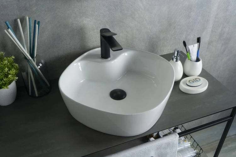 Раковина Gid Geométrico N9442 51153 белая, 44x44x14