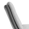 Кресло Tetchair Oslo 25480 VT shape silver, графит велюр, букле, экокожа фото 10