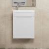Тумба с раковиной Uperwood Tanos KTanos40W подвесная, матовая, белая, 40 см фото 3