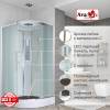Душевая кабина AvaCan EM2080LED 80x80x220 фото 2
