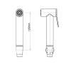 Гигиеническая лейка Teska BTK6900 хром фото 2