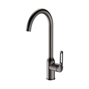 Смеситель для кухни Haiba HB40830-3 оружейная сталь