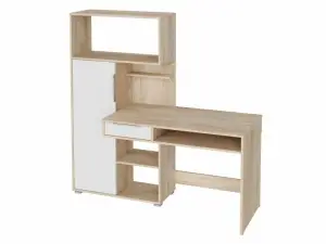 Стол НК-Мебель Квадро 74260155 дуб сонома, белый