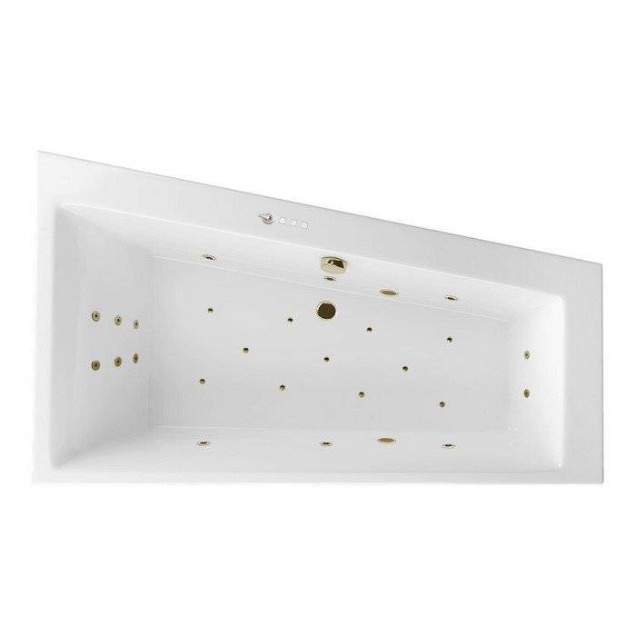 Акриловая ванна Excellent Sfera Slim 170x100 (правая) "ULTRA" (бронза)