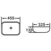 Раковина beWash Schutz BK4532CT020 белый глянец, 45.5x32.5 фото 2