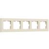 Рамка 5-постовая Werkel Slab W0052962 айвори софт