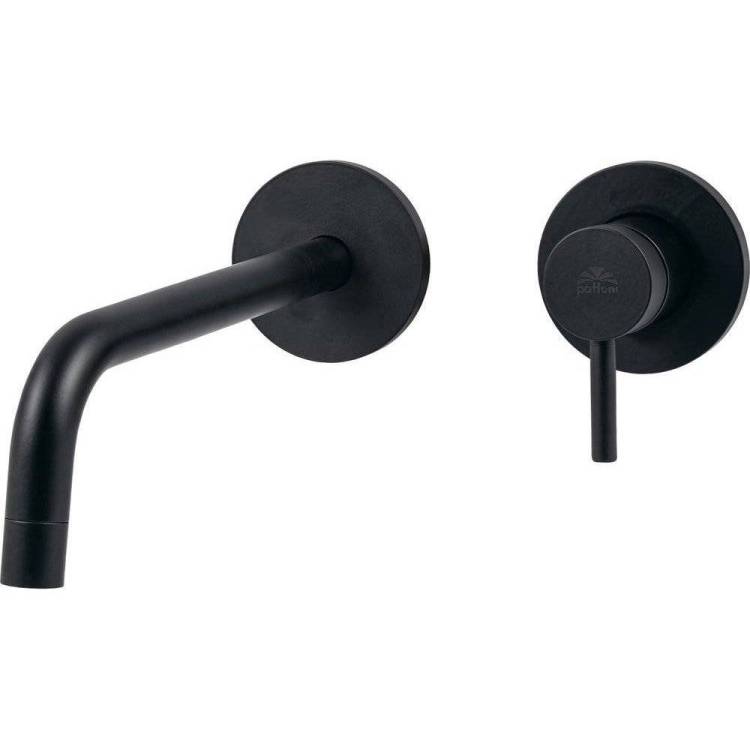 Смеситель для раковины Paffoni Light LIG006NO70 с внутренней частью, черный