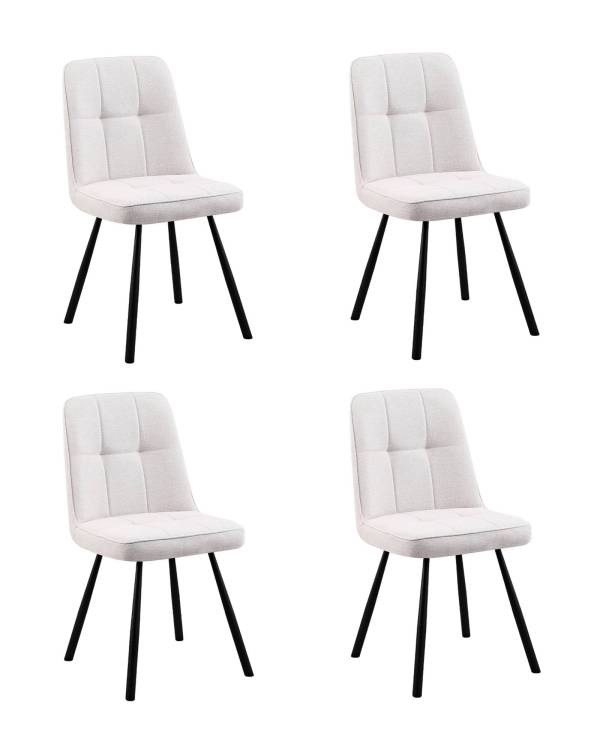 Набор из 4 стульев Stool Group Trell OS-2445-5 Bregocv-22 cream DUAL X4 кремовый