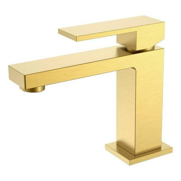 Смеситель для раковины Boheme Qubic 471-MG Matt Gold