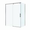 Душевой уголок BelBagno SOFT_CLOSE-1-AH-1-160/90-C-GM профиль оружейная сталь, стекло прозрачное, 160x90x200