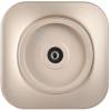 ТВ-розетка IEK Glory EAH10-K37M шампань матовый фото 2
