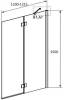 Шторка на ванну Radaway Essenza New PND II 120 R фото 6
