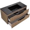 Тумба под раковину Vincea Chiara 2D 100 VMC-2C2100NO подвесная N.Oak фото 2