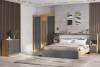 Кровать Арника Вена 00-00164540 дуб золотой, графит серый, с проложками 160x200 фото 5