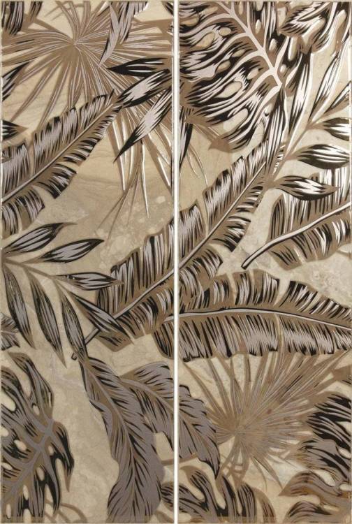 Панно Ape Ceramica Rex A036489 Decor Set (2) Cream 75x25
